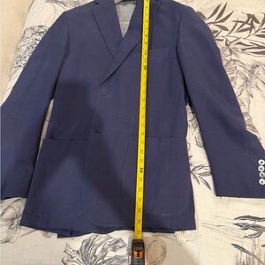 Classic Navy Blazer with Button Closure